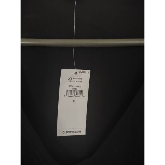 Old Navy Flutter Sleeve Blouse Black Small Lightweight Classic Business Causal - Picture 4 of 7